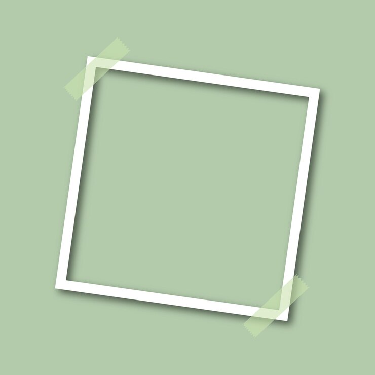 Realistic hanging photo frames
