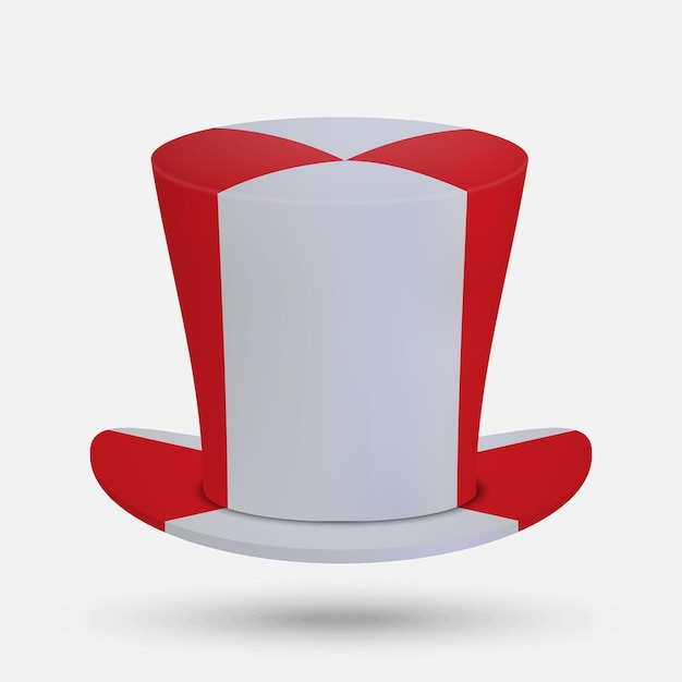 realistic hat of soccer fan