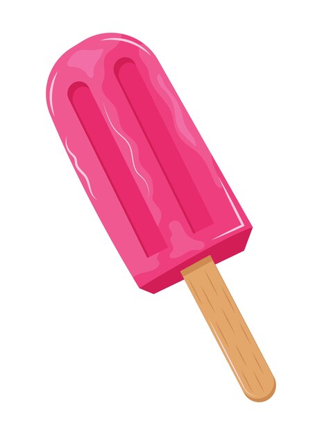 Realistic Ice cream food vector