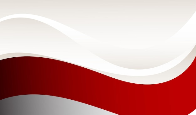 Realistic indonesian national day banner background template