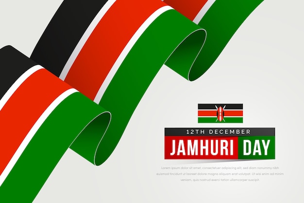 Vector realistic jamhuri day