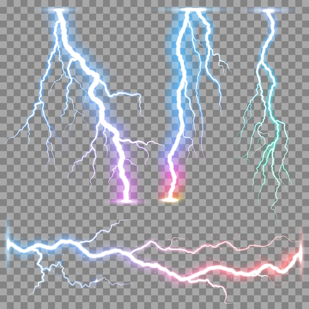 Реалистичные молнии молнии
