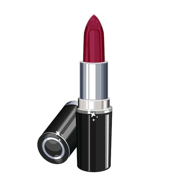 Realistic lipstick isolated, lipstick woman make up