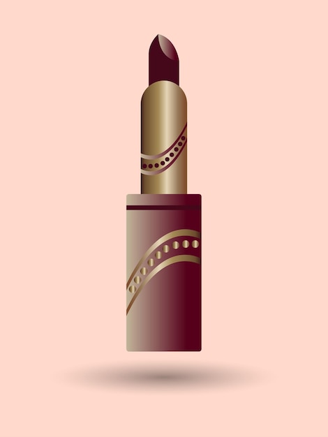 Realistic lipstick, lipstick tubes mockup, transparent glossy plastic lip gloss packaging mockup