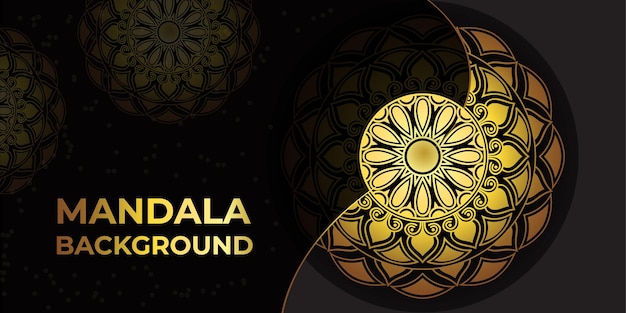 Vector realistic modern luxury mandala background