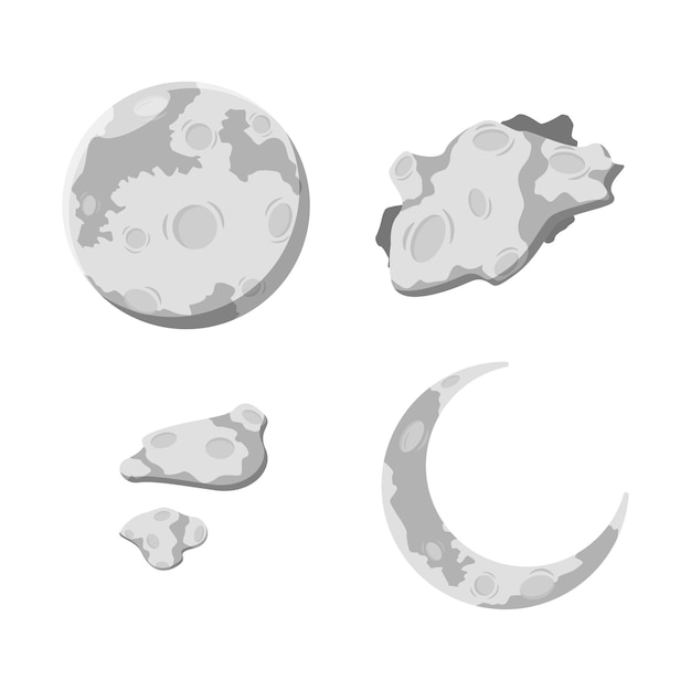 リアルな月と流星の設計図 空間設計図