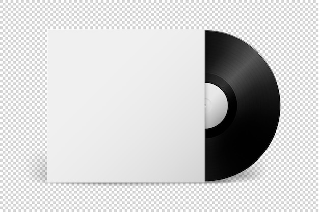 ベクトル リアルな音楽蓄音機ビニールlpレコードレトロなロングプレイのデザインテンプレート