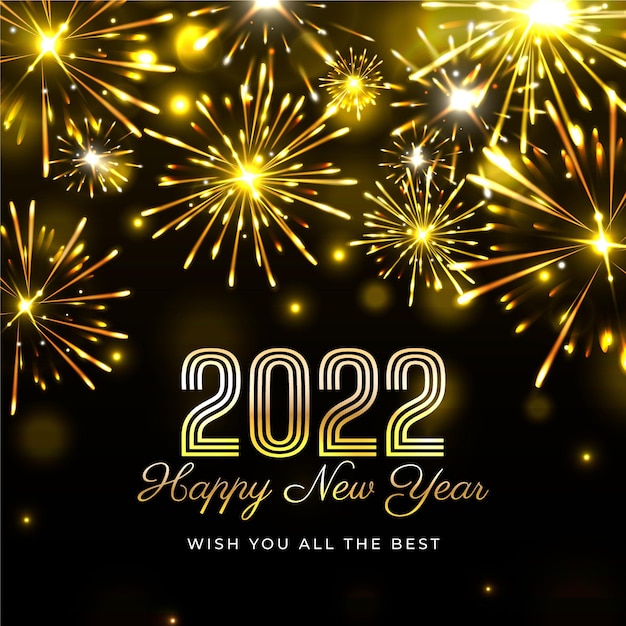 Vector realistic new year illustration