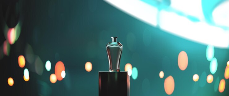 Вектор реалистичная ночная сцена с красивым фоном боке шаблон макета подиума продукта