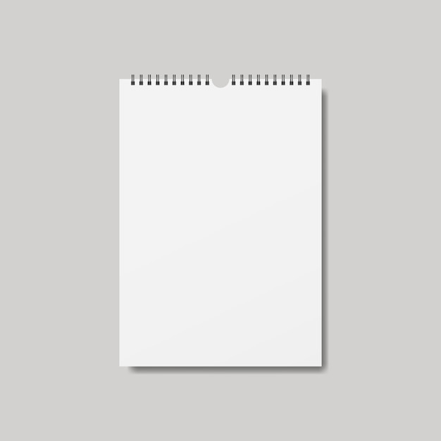 Vector realistic notebook, diary or book.