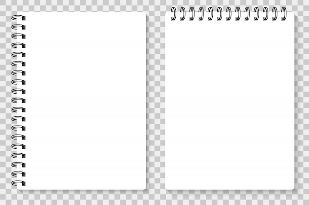 Vector realistic notebook mock up for your image.