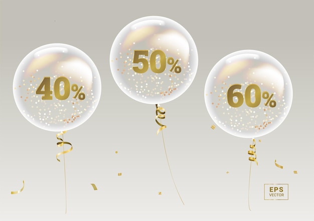 Realistic number balloons are great for birthdays anniversaries weddings and marketing promotions