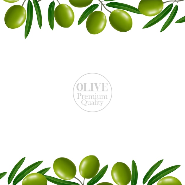 Realistic Olive background