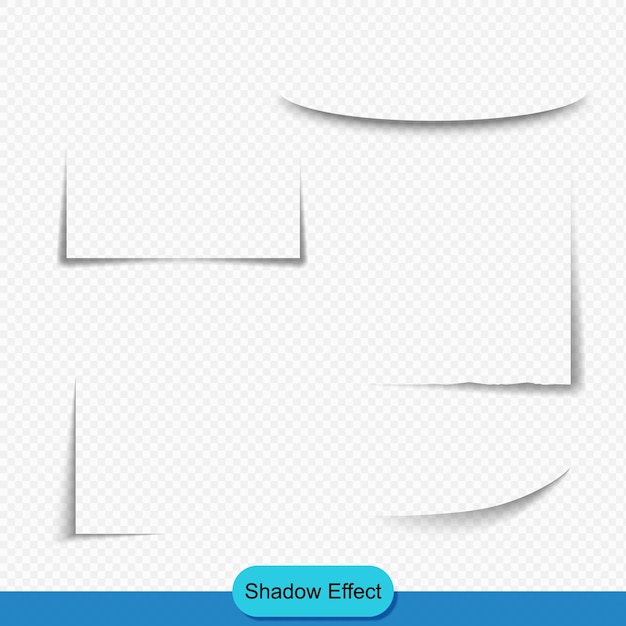 realistic paper shadow effects for uiux design