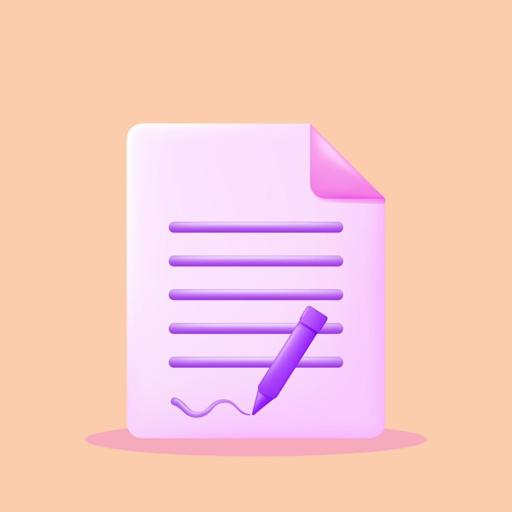 Vector realistic paper with sign vector icon illustration