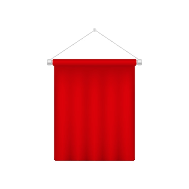 realistic pennant template