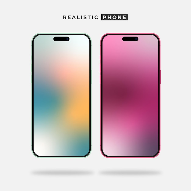 Mockup di telefono realistico