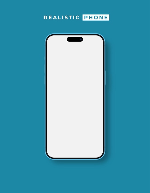 Vector realistic phone