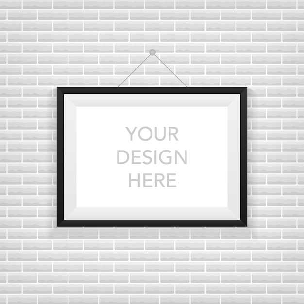 Realistic picture frame. perfect for your presentations