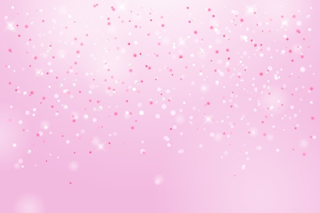 Vector realistic pink and silver background