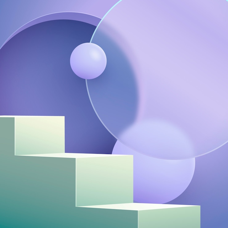 Vector realistic podium illustration