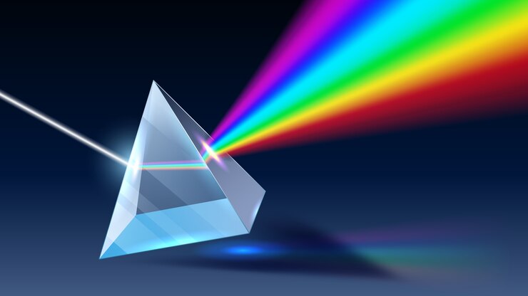वेक्टर realistic prism