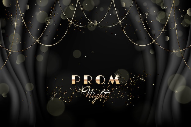 Vector realistic prom background