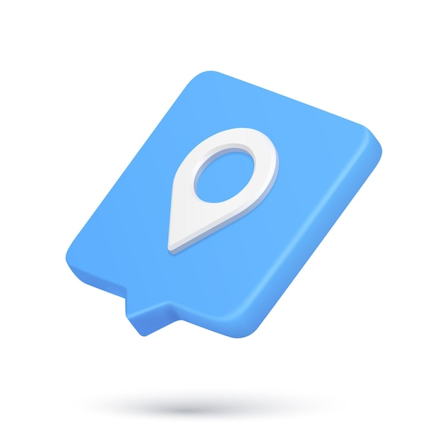 Realistic quick tips map pin gps location pointer find position d icon cyberspace notification