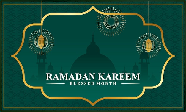 Vector realistic ramadan background