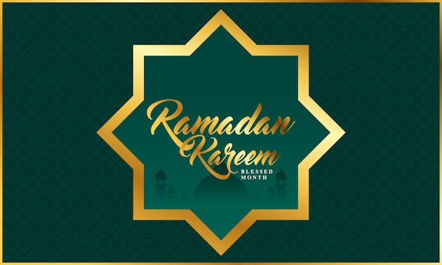 Vector realistic ramadan background