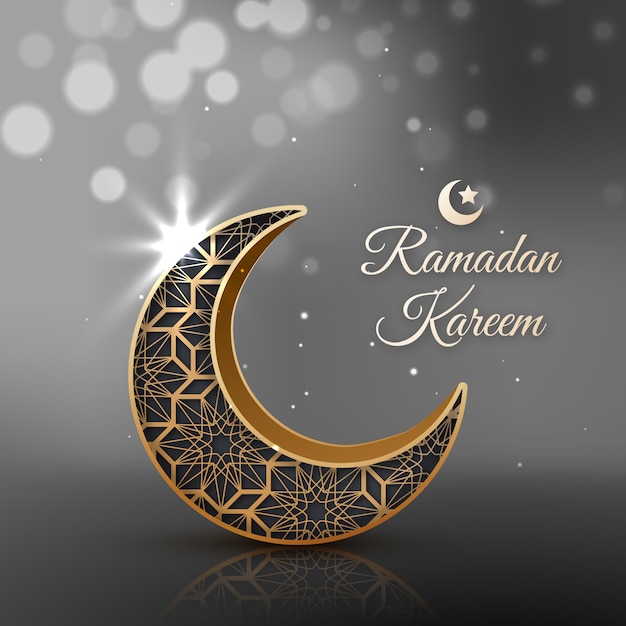 Vector realistic ramadan illustration