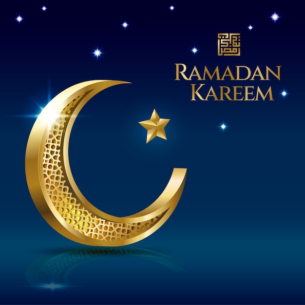 Vector realistic ramadan illustration