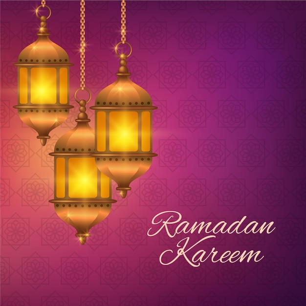 Vector realistic ramadan