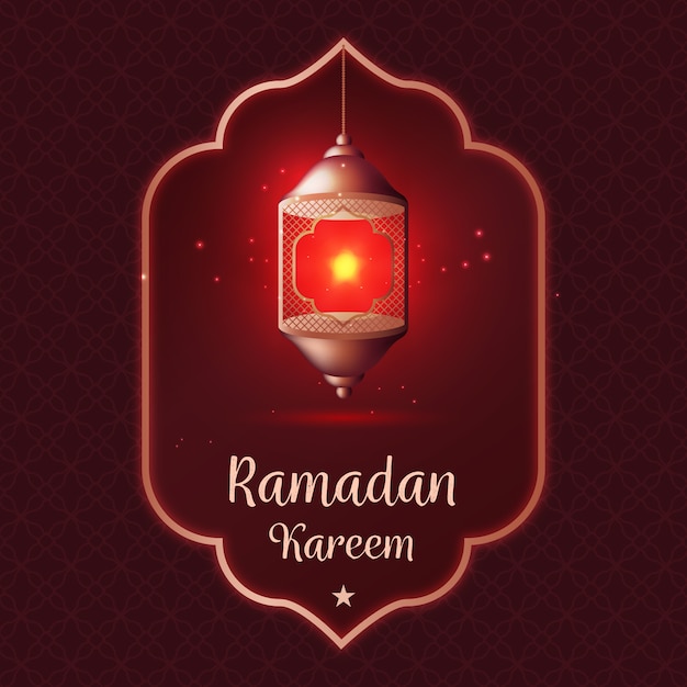 Realistic ramdan concept