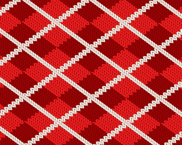 リアルな赤い布のパターン