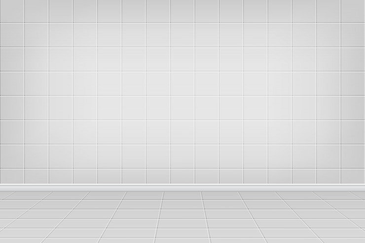 Vector realistic room interior background.
