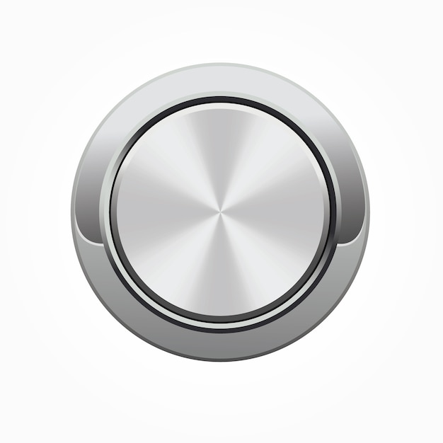 Silver Button Background Stock Photo, Picture and Royalty Free