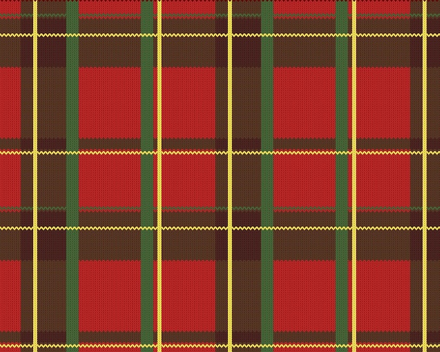 Realistic scottish fabric