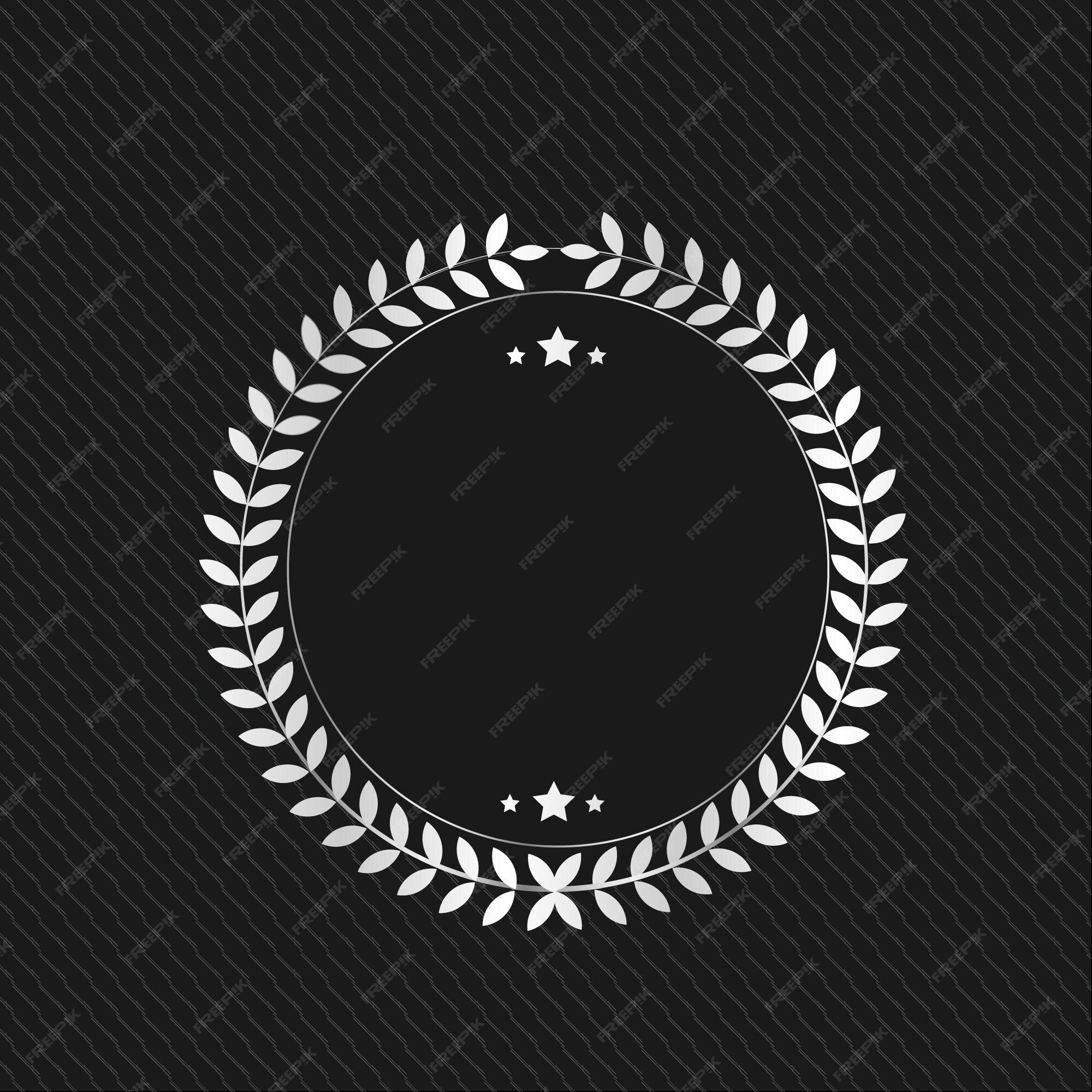 Premium Vector | Realistic silver luxury badges premium vector