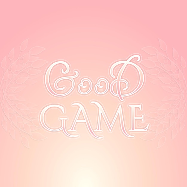 Realistic Simple Game text effect background design Premium Vector