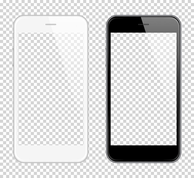 Realistic smart phone Vector Mock Up