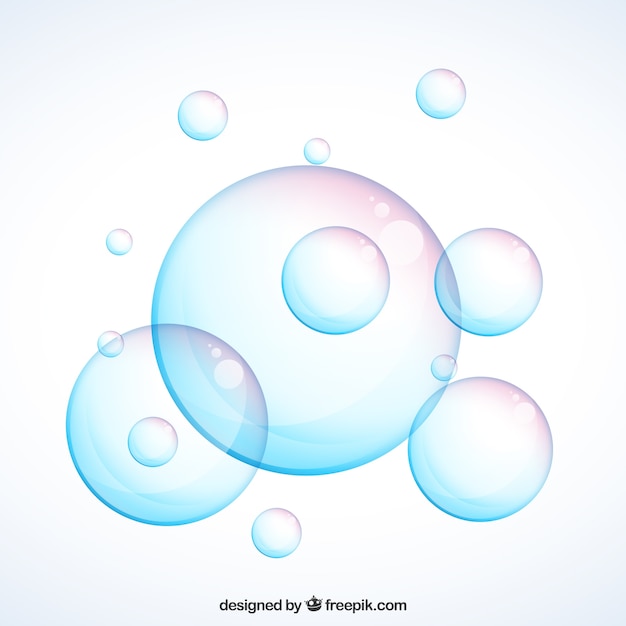 Realistic soap bubbles