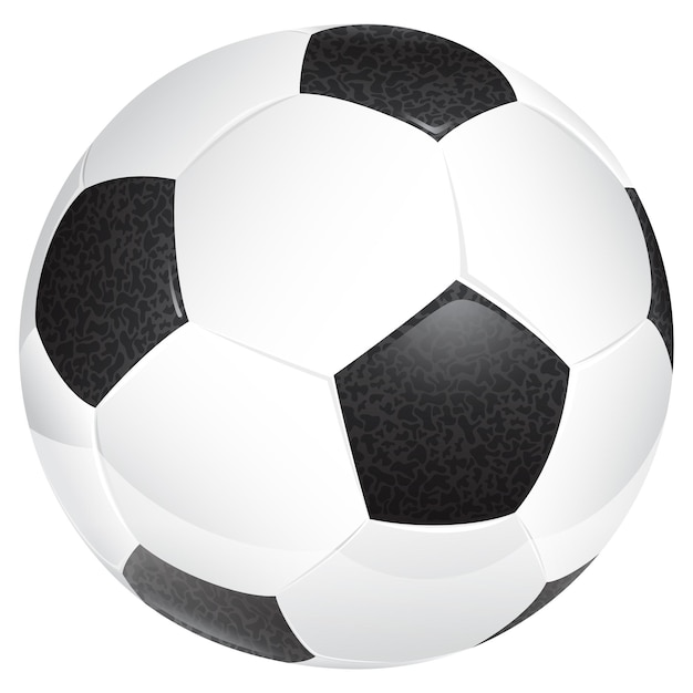 Vector realistic soccer ball