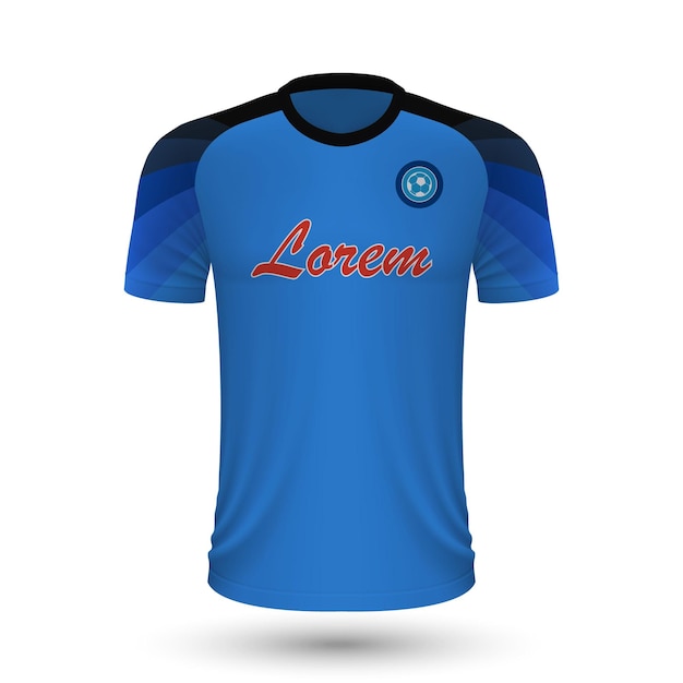 Maglia da calcio realistica napoli