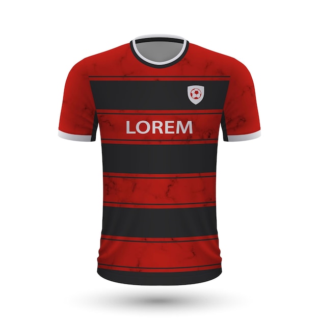 Vettore maglia da calcio realistica pohang steelers