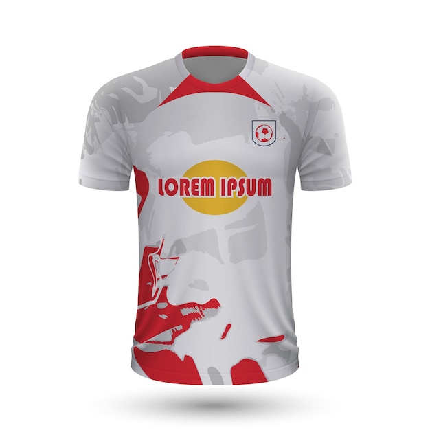 Realistic soccer shirt RB Leipzig