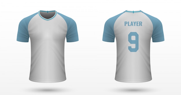 Realistic soccer shirt