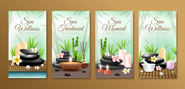 realistic spa instagram stories