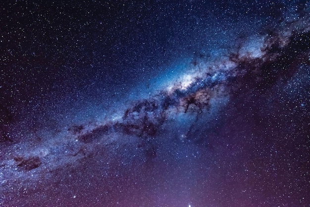 Realistic space galaxy background