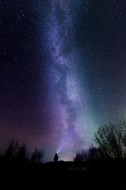 ベクトル 現実的な宇宙銀河の背景